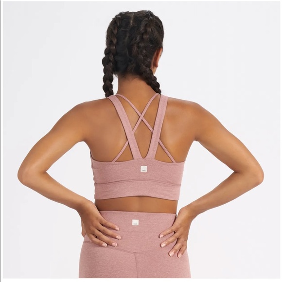 Vuori Other - Vuori Elevation Bra in Burnt Clay Heather